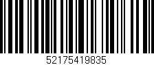 Código de barras (EAN, GTIN, SKU, ISBN): '52175419835'