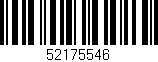 Código de barras (EAN, GTIN, SKU, ISBN): '52175546'