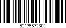 Código de barras (EAN, GTIN, SKU, ISBN): '52175572608'