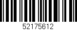 Código de barras (EAN, GTIN, SKU, ISBN): '52175612'
