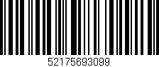 Código de barras (EAN, GTIN, SKU, ISBN): '52175693099'