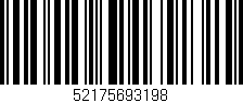 Código de barras (EAN, GTIN, SKU, ISBN): '52175693198'