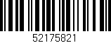 Código de barras (EAN, GTIN, SKU, ISBN): '52175821'