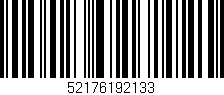 Código de barras (EAN, GTIN, SKU, ISBN): '52176192133'