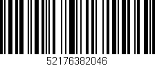 Código de barras (EAN, GTIN, SKU, ISBN): '52176382046'