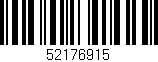Código de barras (EAN, GTIN, SKU, ISBN): '52176915'