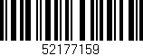 Código de barras (EAN, GTIN, SKU, ISBN): '52177159'