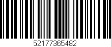 Código de barras (EAN, GTIN, SKU, ISBN): '52177365482'