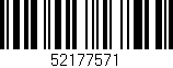 Código de barras (EAN, GTIN, SKU, ISBN): '52177571'