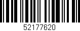 Código de barras (EAN, GTIN, SKU, ISBN): '52177620'