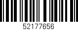 Código de barras (EAN, GTIN, SKU, ISBN): '52177656'