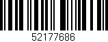 Código de barras (EAN, GTIN, SKU, ISBN): '52177686'
