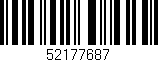 Código de barras (EAN, GTIN, SKU, ISBN): '52177687'