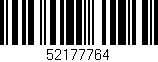 Código de barras (EAN, GTIN, SKU, ISBN): '52177764'