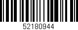 Código de barras (EAN, GTIN, SKU, ISBN): '52180944'