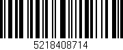 Código de barras (EAN, GTIN, SKU, ISBN): '5218408714'