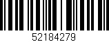 Código de barras (EAN, GTIN, SKU, ISBN): '52184279'