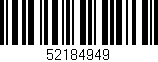 Código de barras (EAN, GTIN, SKU, ISBN): '52184949'