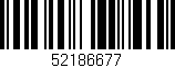 Código de barras (EAN, GTIN, SKU, ISBN): '52186677'