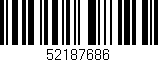 Código de barras (EAN, GTIN, SKU, ISBN): '52187686'