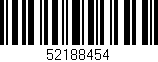 Código de barras (EAN, GTIN, SKU, ISBN): '52188454'