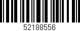 Código de barras (EAN, GTIN, SKU, ISBN): '52188556'