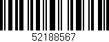 Código de barras (EAN, GTIN, SKU, ISBN): '52188567'