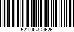 Código de barras (EAN, GTIN, SKU, ISBN): '5219084948626'
