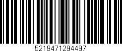 Código de barras (EAN, GTIN, SKU, ISBN): '5219471294497'