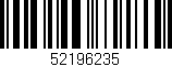 Código de barras (EAN, GTIN, SKU, ISBN): '52196235'