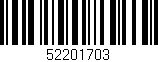 Código de barras (EAN, GTIN, SKU, ISBN): '52201703'