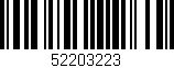 Código de barras (EAN, GTIN, SKU, ISBN): '52203223'