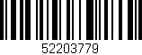 Código de barras (EAN, GTIN, SKU, ISBN): '52203779'