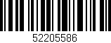 Código de barras (EAN, GTIN, SKU, ISBN): '52205586'