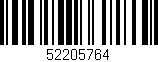 Código de barras (EAN, GTIN, SKU, ISBN): '52205764'