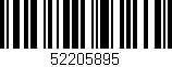 Código de barras (EAN, GTIN, SKU, ISBN): '52205895'
