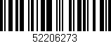 Código de barras (EAN, GTIN, SKU, ISBN): '52206273'