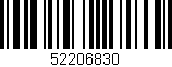 Código de barras (EAN, GTIN, SKU, ISBN): '52206830'