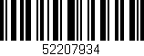 Código de barras (EAN, GTIN, SKU, ISBN): '52207934'