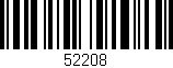 Código de barras (EAN, GTIN, SKU, ISBN): '52208'