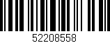 Código de barras (EAN, GTIN, SKU, ISBN): '52208558'