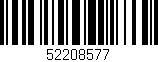 Código de barras (EAN, GTIN, SKU, ISBN): '52208577'
