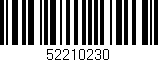 Código de barras (EAN, GTIN, SKU, ISBN): '52210230'