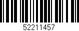 Código de barras (EAN, GTIN, SKU, ISBN): '52211457'