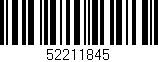Código de barras (EAN, GTIN, SKU, ISBN): '52211845'
