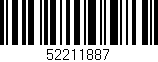 Código de barras (EAN, GTIN, SKU, ISBN): '52211887'