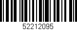 Código de barras (EAN, GTIN, SKU, ISBN): '52212095'