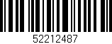 Código de barras (EAN, GTIN, SKU, ISBN): '52212487'