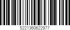 Código de barras (EAN, GTIN, SKU, ISBN): '5221360622977'