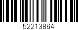 Código de barras (EAN, GTIN, SKU, ISBN): '52213864'